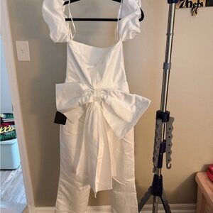 Lulu's Classic White Jumpsuit